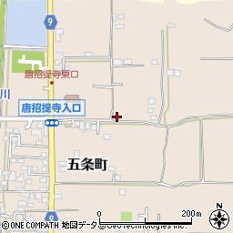 奈良県奈良市五条町219-12周辺の地図