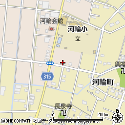 静岡県浜松市中央区東町327周辺の地図