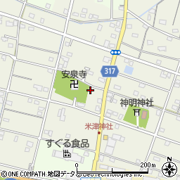 静岡県浜松市中央区米津町1968周辺の地図