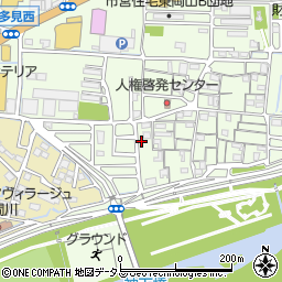 岡山県岡山市中区神下290周辺の地図