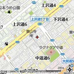 下沢通6丁目岡田邸[akippa]駐車場周辺の地図