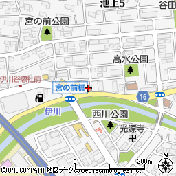 なか卯神戸伊川谷店周辺の地図