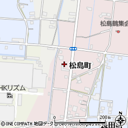 静岡県浜松市中央区松島町206周辺の地図