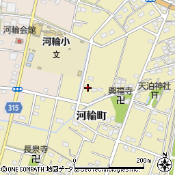 静岡県浜松市中央区河輪町237周辺の地図
