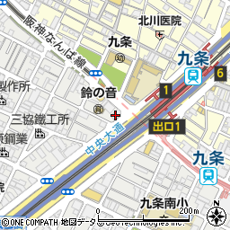 関西みらい銀行九条支店周辺の地図