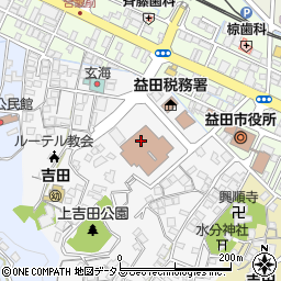 島根県益田市元町11周辺の地図