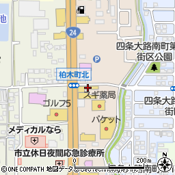 株式会社ヤナセ　奈良支店奈良中古車センター周辺の地図