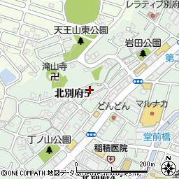 兵庫県神戸市西区北別府5丁目22-3周辺の地図