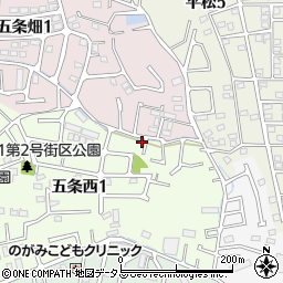 奈良県奈良市五条西1丁目11-1周辺の地図