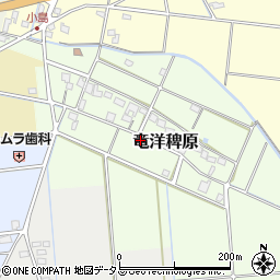 静岡県磐田市竜洋稗原124周辺の地図