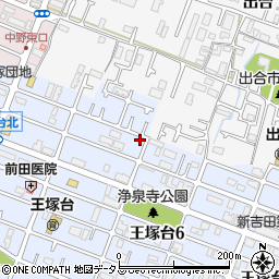 兵庫県神戸市西区王塚台5丁目77周辺の地図
