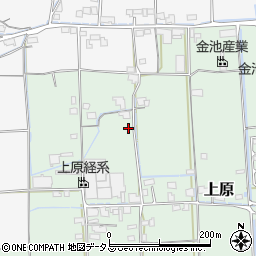 岡山県総社市上原127周辺の地図