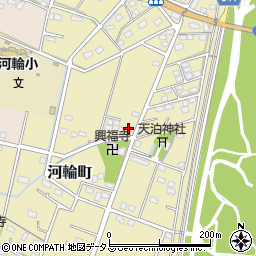 静岡県浜松市中央区河輪町273周辺の地図