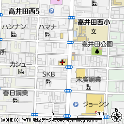 スギドラッグ高井田店周辺の地図