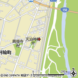 静岡県浜松市中央区河輪町372周辺の地図