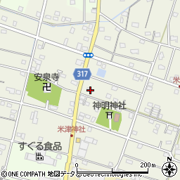 静岡県浜松市中央区米津町1658周辺の地図