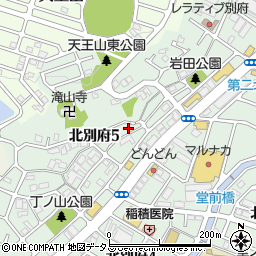 兵庫県神戸市西区北別府5丁目22-1周辺の地図