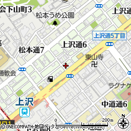 セブンイレブン神戸上沢通６丁目店周辺の地図