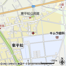 静岡県磐田市東平松62周辺の地図