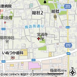 岡山県総社市総社2丁目周辺の地図