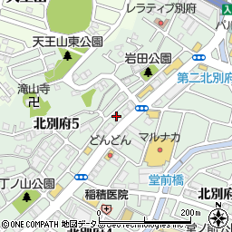 兵庫県神戸市西区北別府5丁目24-8周辺の地図