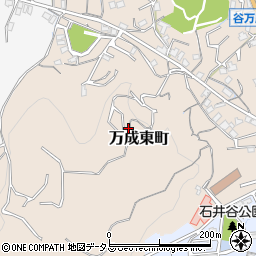 岡山県岡山市北区万成東町周辺の地図