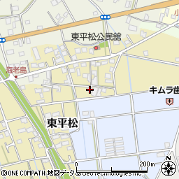 静岡県磐田市東平松9周辺の地図