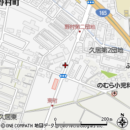 三重県津市久居野村町323-33周辺の地図