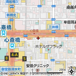 BAO　CLINIC　心斎橋院周辺の地図