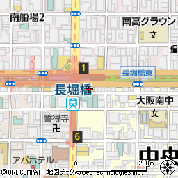 街かど屋長堀店周辺の地図