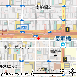 大阪府大阪市中央区東心斎橋1丁目10-11周辺の地図