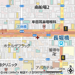 大阪府大阪市中央区東心斎橋1丁目10-11周辺の地図