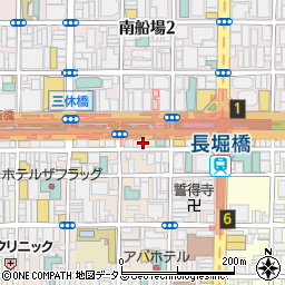 大阪府大阪市中央区東心斎橋1丁目10-7周辺の地図