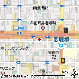 大阪府大阪市中央区東心斎橋1丁目10-7周辺の地図