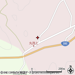 島根県益田市美都町丸茂1168周辺の地図