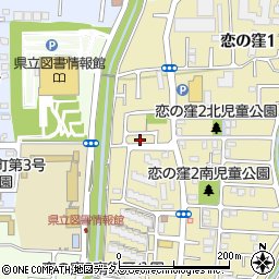 奈良県奈良市恋の窪3丁目3-2周辺の地図