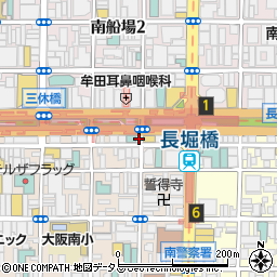 大阪府大阪市中央区東心斎橋1丁目10-1周辺の地図