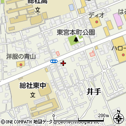 岡山県総社市井手576周辺の地図