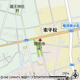 静岡県磐田市東平松671周辺の地図