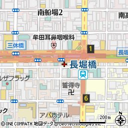 大阪料理会館ビル周辺の地図