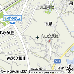 愛知県豊橋市杉山町西南代周辺の地図