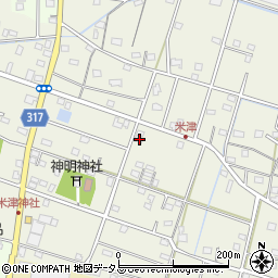 静岡県浜松市中央区米津町1680周辺の地図