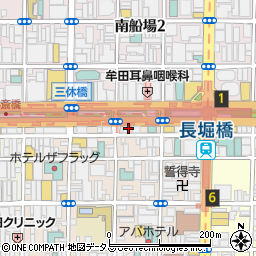 大阪府大阪市中央区東心斎橋1丁目10-12周辺の地図