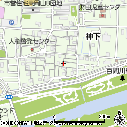 岡山県岡山市中区神下386周辺の地図