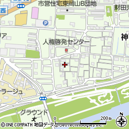 岡山県岡山市中区神下286周辺の地図