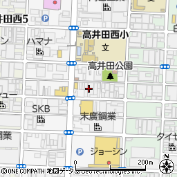 株式会社ダイドーハント　高井田物流センター周辺の地図