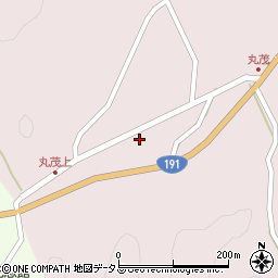 島根県益田市美都町丸茂1124-1周辺の地図