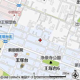 兵庫県神戸市西区王塚台5丁目74周辺の地図