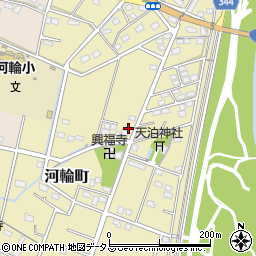 静岡県浜松市中央区河輪町274周辺の地図