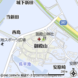 愛知県田原市御殿山37周辺の地図